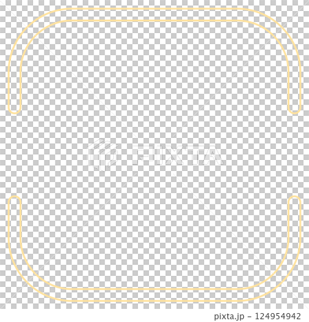 黄色の正方形のシンプルな分割されたフレーム背景 黄色の正方形のシンプルな分割されたフレーム背景 124954942