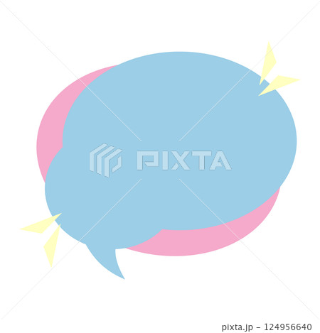 cute speech bubble 124956640