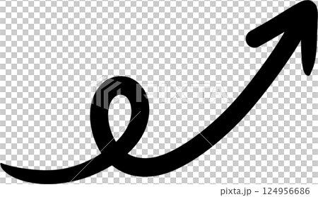 Hand drawing arrow symbol icon for decorate Hand drawing arrow symbol icon for decorate 124956686