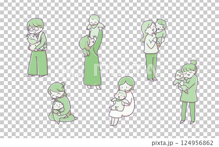 Baby and mom set Baby and mom set 124956862