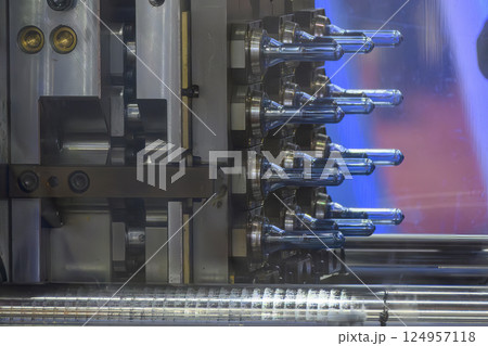 The 12 cavities injection mold of preform shape products. 124957118