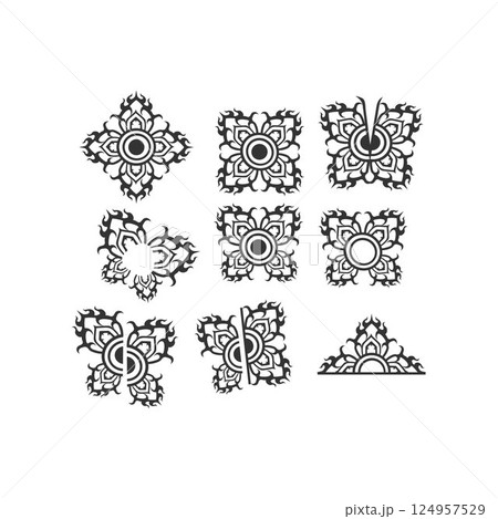 Thai pattern thailand tattoos Thai pattern thailand tattoos 124957529