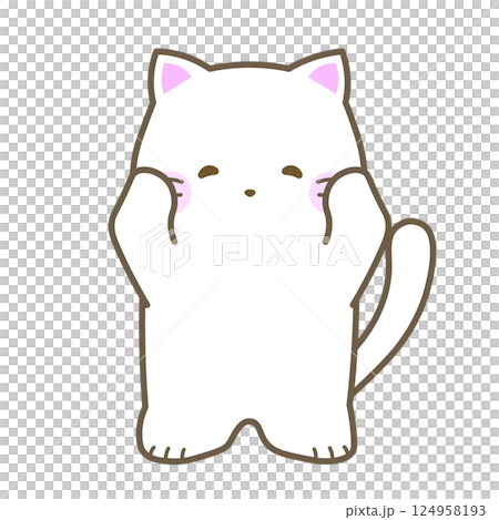 Shironeko/Bashful laugh 124958193