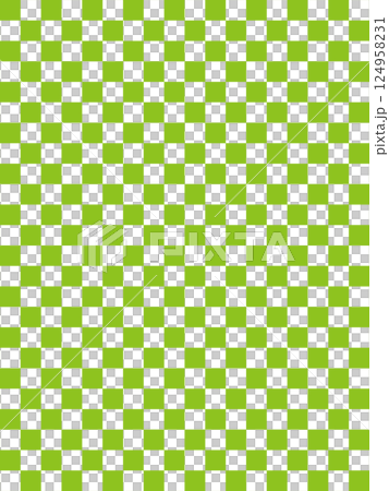 黃綠色格紋 124958231
