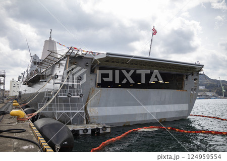 ドッグ型揚陸艦のウェルドッグ扉 124959554
