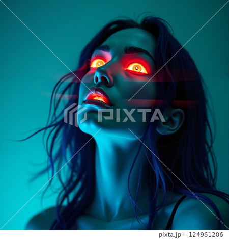 The Lady with Fiery Eyes. The Lady with Fiery Eyes. 124961206