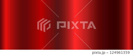Metallic red with a gradient. A banner with a metallic gradient texture. 124961359
