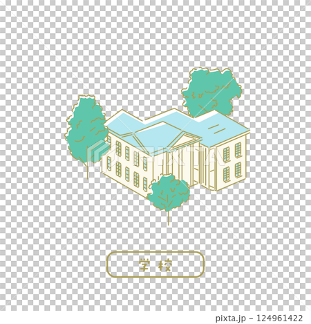 学校／先生のためのイラスト 124961422