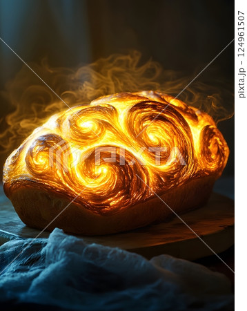 fresh pumpkin pie on wooden background 124961507