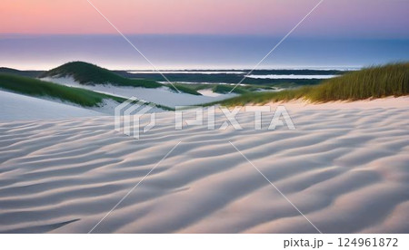 Awakening Sands: Sunrise Over the Dunes Awakening Sands: Sunrise Over the Dunes 124961872