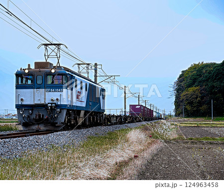成田線の貨物列車 124963458