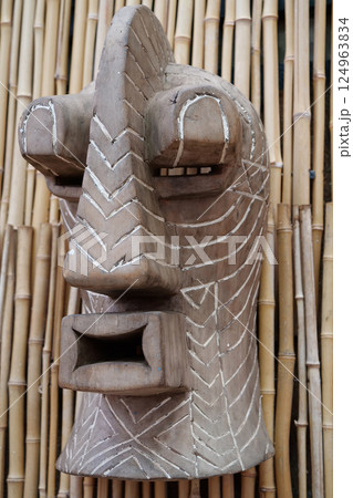 Cultural artifact of Guro People, Ivory Coast or Cote d Ivoire, West Africa Cultural artifact of Guro People, Ivory Coast or Cote d Ivoire, West Africa 124963834