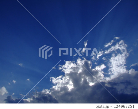 Bright sky with clouds: contrast and beauty of nature Bright sky with clouds: contrast and beauty of nature 124965251