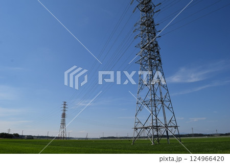 送電塔 高電圧交流 送電塔 高電圧交流 124966420