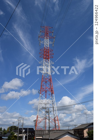 送電塔 高電圧交流 送電塔 高電圧交流 124966422