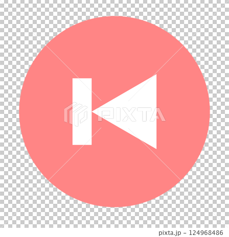 視訊/音樂後退/下一步按鈕圖示說明 124968486