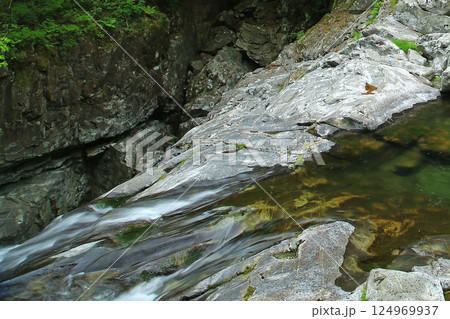 みたらい渓谷 新緑 奈良県 みたらい渓谷 新緑 奈良県 124969937