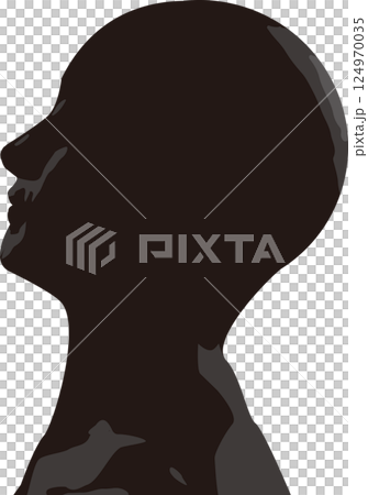 Male silhouette Male silhouette 124970035