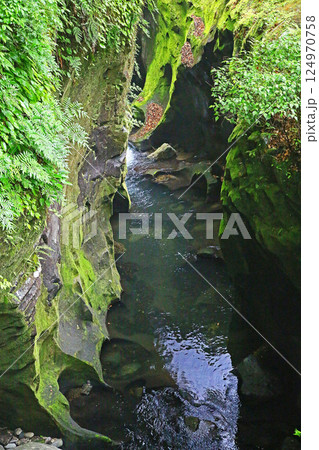 高千穂峡 新緑 九州 高千穂峡 新緑 九州 124970758