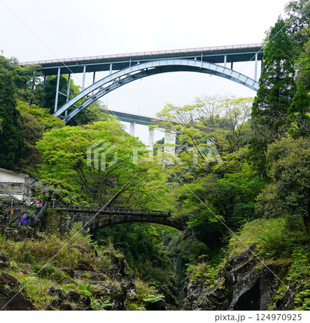 高千穂峡 新緑 九州 高千穂峡 新緑 九州 124970925