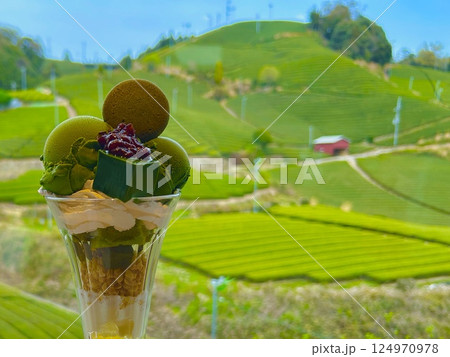 dan dan cafë 茶畑パフェ dan dan cafë 茶畑パフェ 124970978