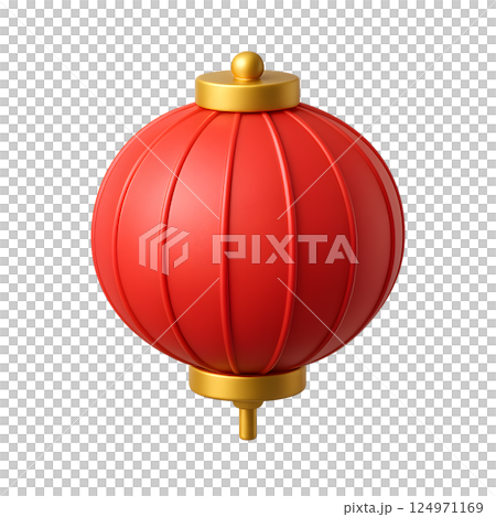 紅色中國燈籠 124971169