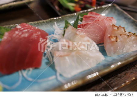 島魚の刺身盛り 宮古島 島魚の刺身盛り 宮古島 124973457