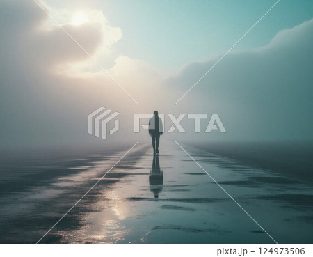 海に向かって 海に向かって 124973506