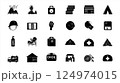 防災・緊急時アイコンセット 124974015