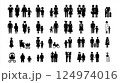家族・人物アイコンセット 124974016