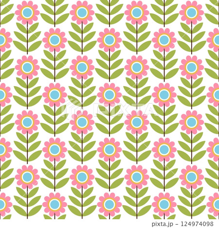 Flowers Seamless pattern background Flowers Seamless pattern background 124974098