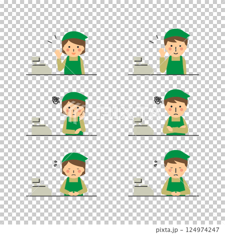 男女收銀員處理收銀機問題的總結 124974247