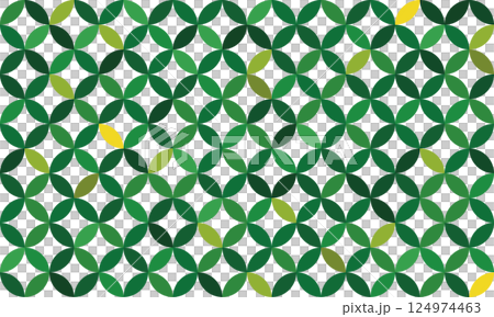Repeat pattern: Shippo pattern, mountain Repeat pattern: Shippo pattern, mountain 124974463