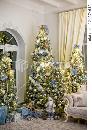 Winter Holiday Christmas and New Year Background Winter Holiday Christmas and New Year Background 124974632