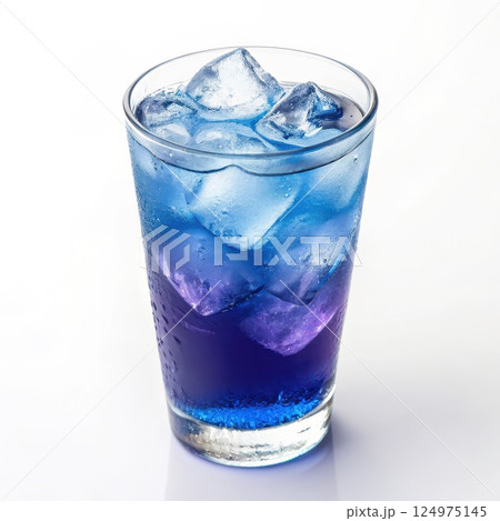 A visually striking iced tea infused with the...のイラスト素材 [124975145] - PIXTA