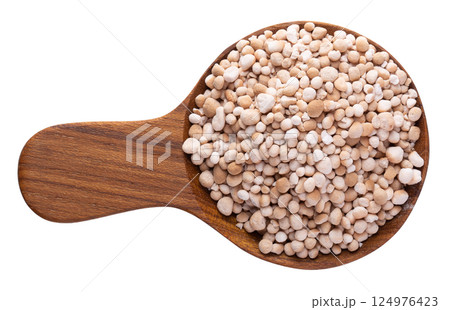 Organic Sago Pearls isolated on a white background Organic Sago Pearls isolated on a white background 124976423