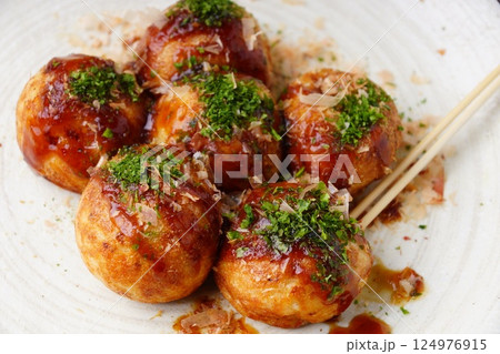 たこ焼 大阪名物 たこ焼 大阪名物 124976915