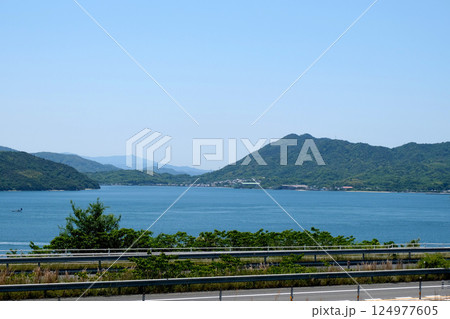 広島県尾道市_瀬戸田PA(上り)から南側風景1_2024年5月 124977605