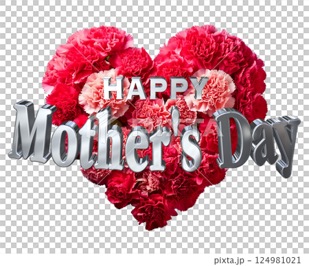 3DCG characters "Happy Mother's Day" Mother's Day 124981021