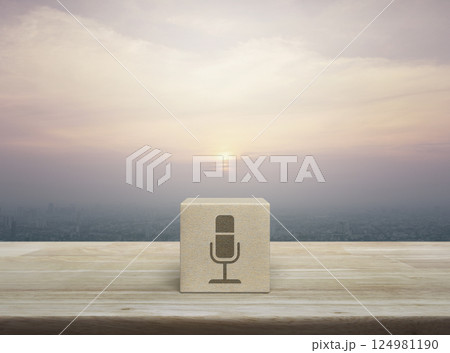 Business communication concept Business communication concept 124981190