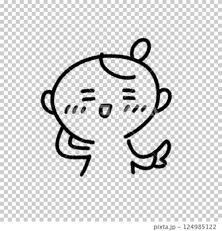 照れ笑いする女性 恥ずかしい・モテる 照れ笑いする女性 恥ずかしい・モテる 124985122