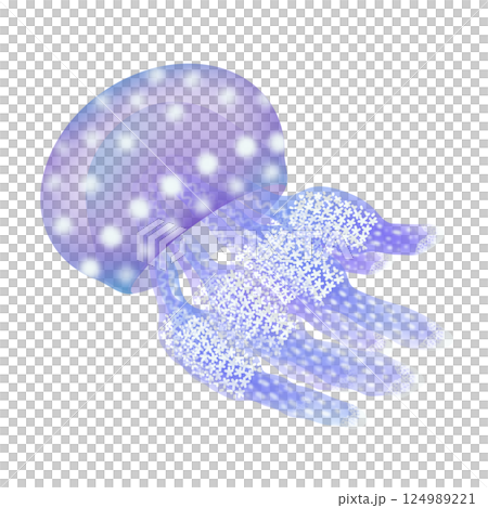 タコクラゲ_紫 124989221