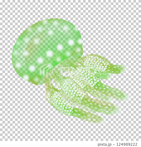 タコクラゲ_緑 124989222