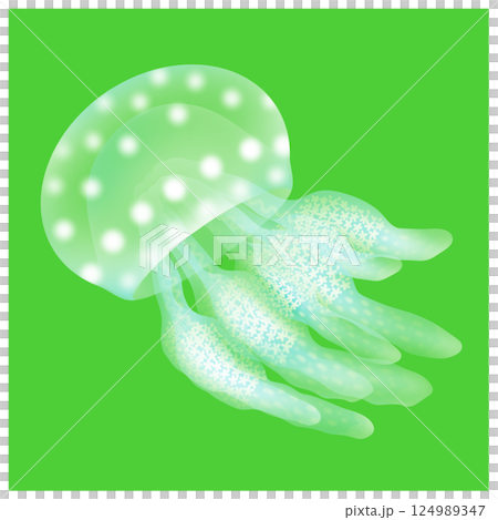 タコクラゲ_緑 124989347