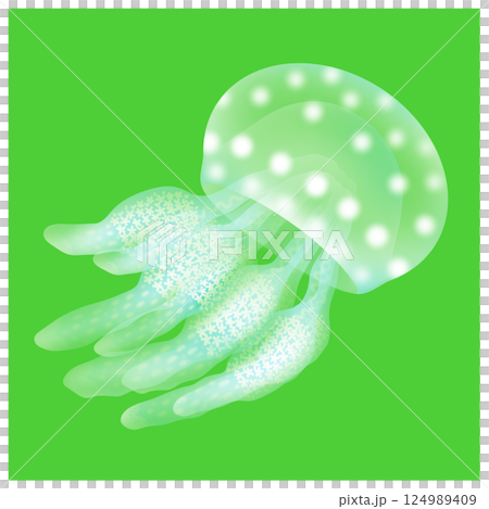 タコクラゲ_緑 タコクラゲ_緑 124989409