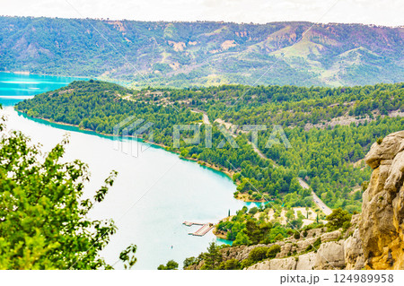 Lake Sainte Croix in Verdon Gorge, France 124989958