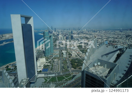 アブダビの景色 展望台 アブダビの景色 展望台 124991173