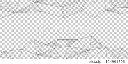 幾何抽象六角多邊形科學背景透明 124991706