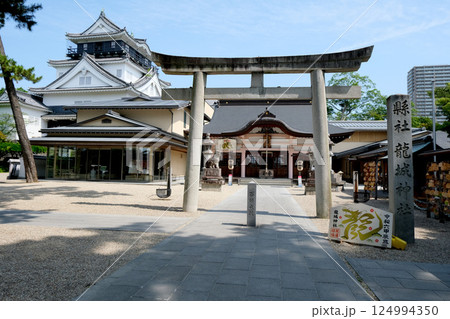 愛知県岡崎市_岡崎城と龍城神社1_2024年6月 愛知県岡崎市_岡崎城と龍城神社1_2024年6月 124994350