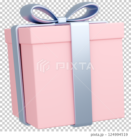 3Dイラスト_プレゼント_ピンク 3Dイラスト_プレゼント_ピンク 124994519
